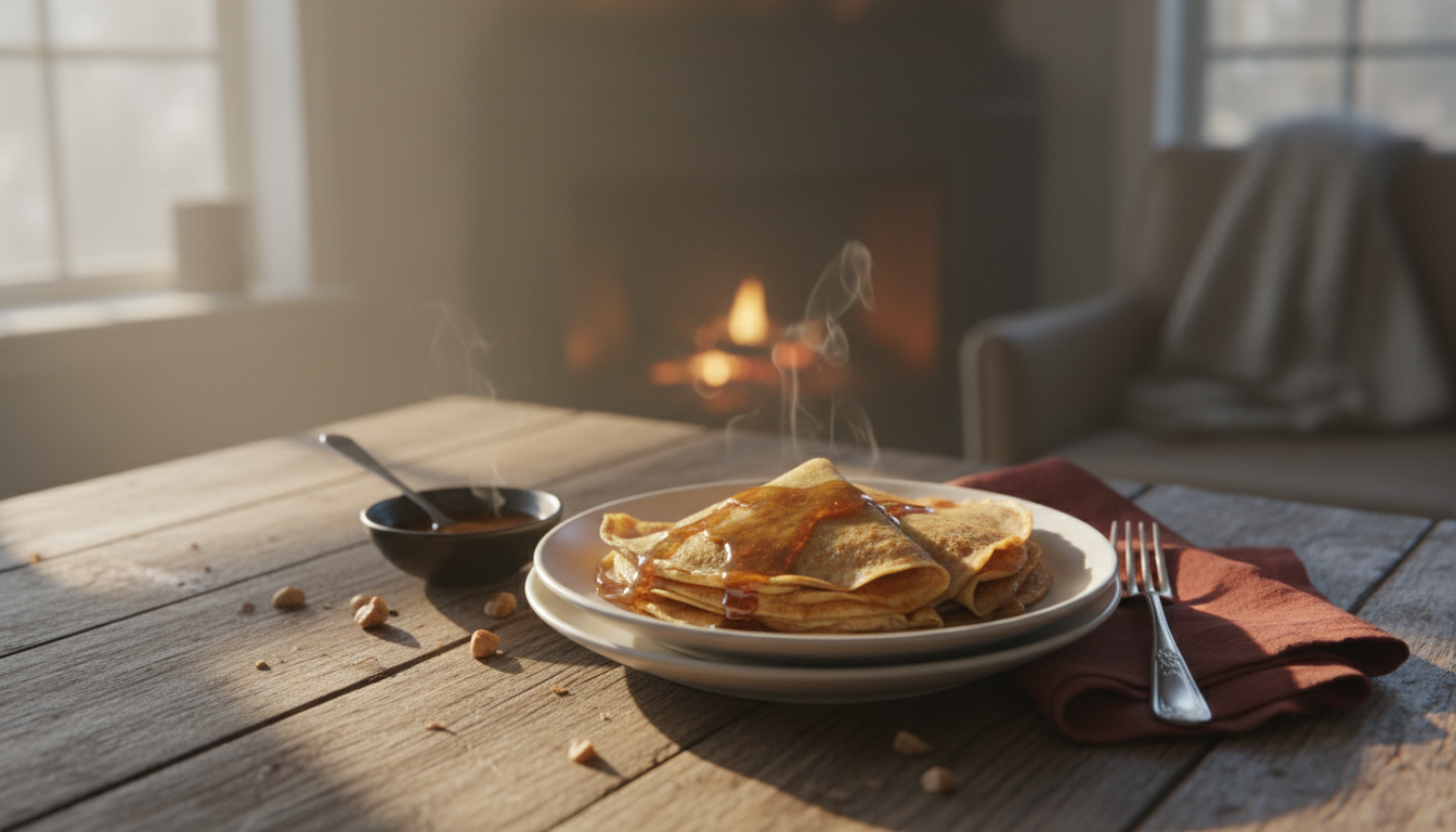 découvrez la recette des crêpes au beurre noisette de julie andrieu, une douceur légère et savoureuse parfaite pour égayer l’hiver et célébrer le carnaval avec gourmandise.