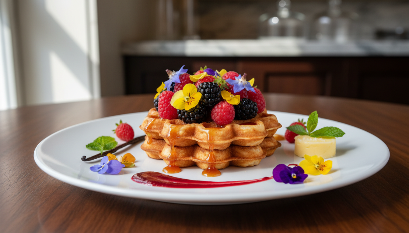découvrez la recette innovante de jean-françois piège qui réinvente les gaufres classiques avec une saveur unique et gourmande. une expérience culinaire à ne pas manquer !