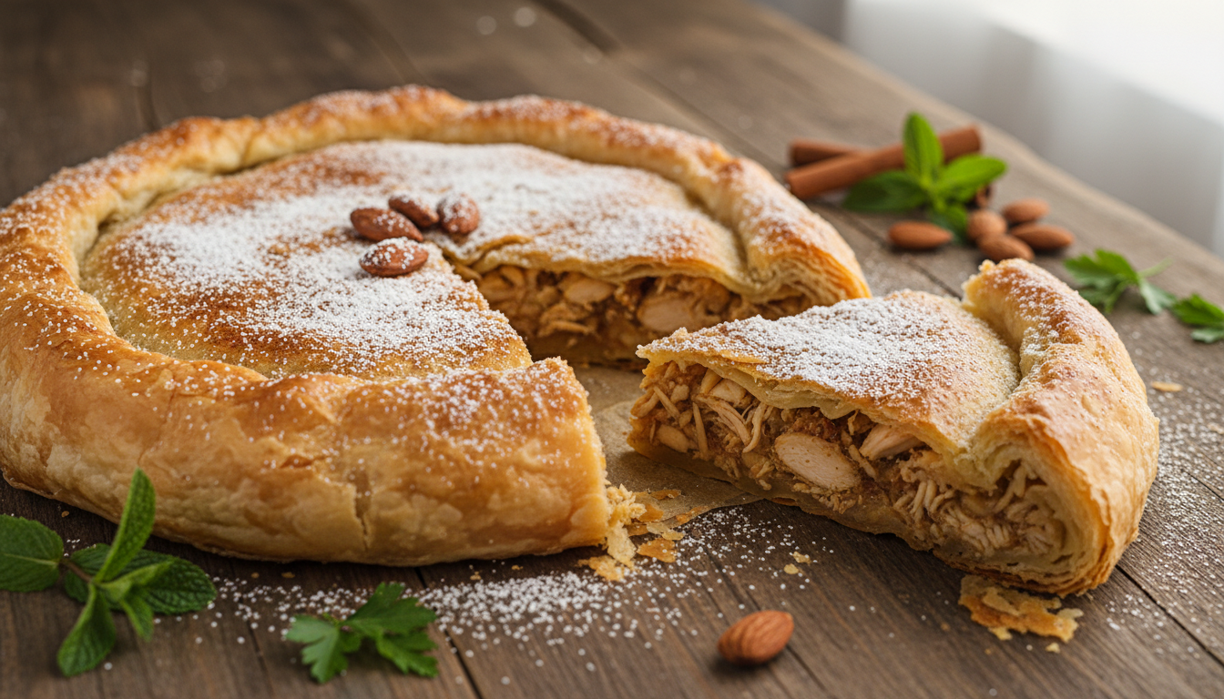 découvrez notre recette de pastilla maison, alliant croustillant et fondant pour les amateurs de saveurs sucré-salé. un délice authentique à savourer sans modération.