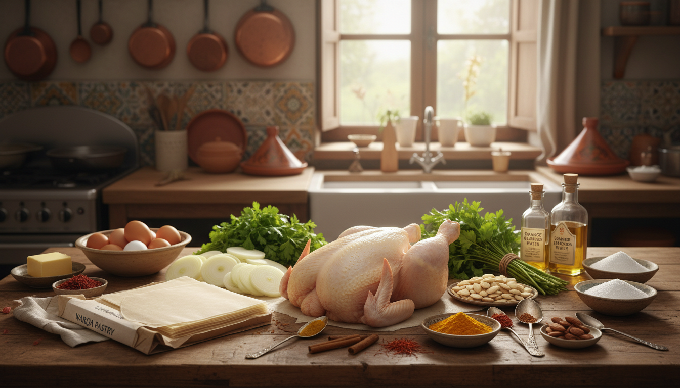 découvrez notre recette de pastilla maison, alliant croustillant et fondant pour un délice sucré-salé qui ravira les passionnés de saveurs authentiques.