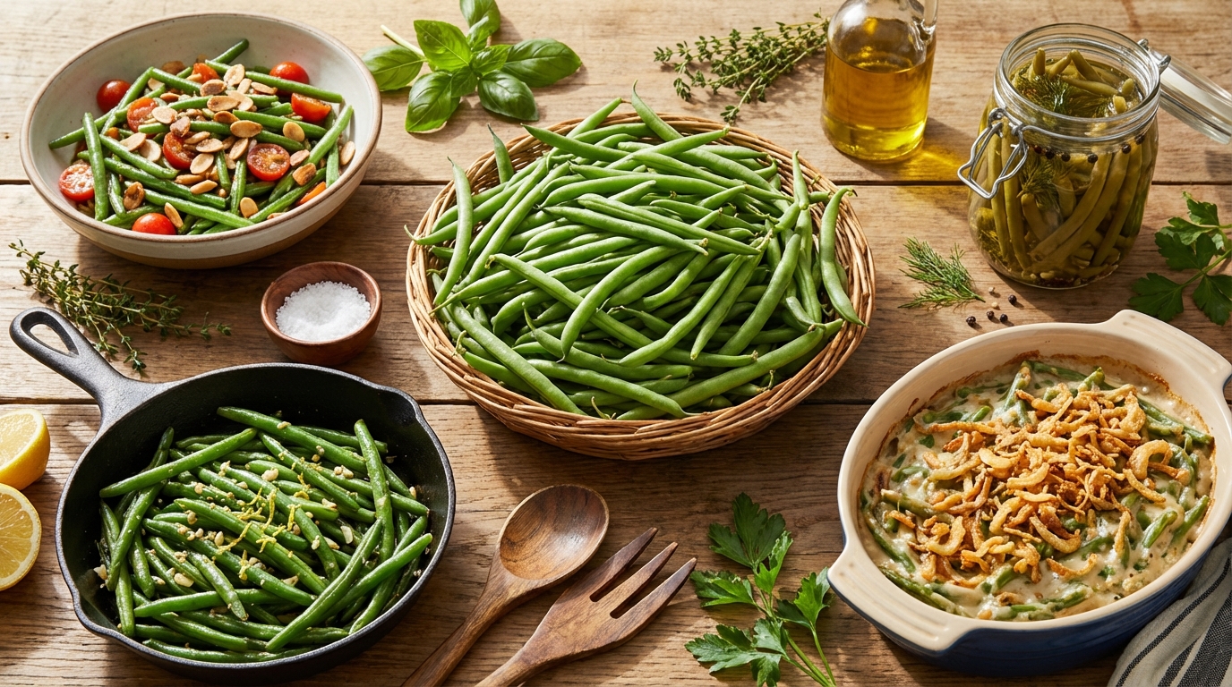 découvrez comment utiliser une surabondance de haricots verts avec nos recettes délicieuses et faciles à réaliser, pour transformer ce légume en plats savoureux et gourmands.