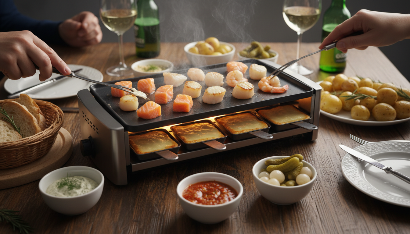découvrez la raclette marine, une recette savoureuse et innovante mettant à l'honneur les poissons pour un repas gourmand et original.
