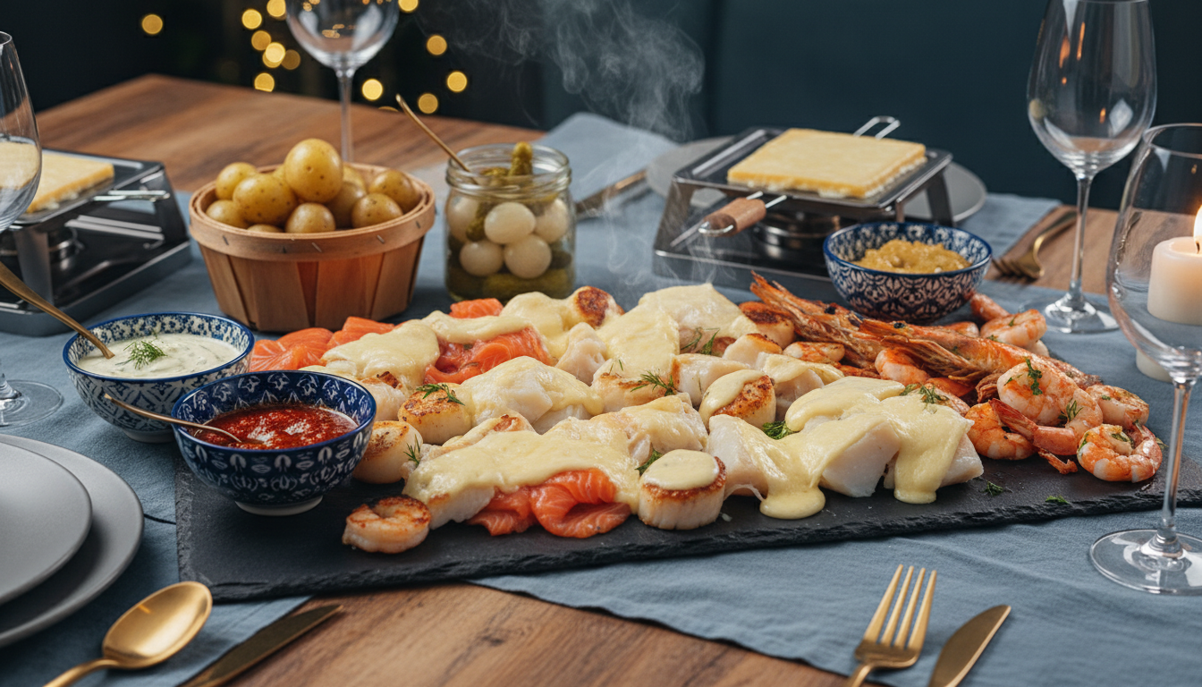 découvrez la raclette marine, une recette savoureuse et innovante à base de poissons, parfaite pour renouveler vos soirées gourmandes avec une touche d'originalité.