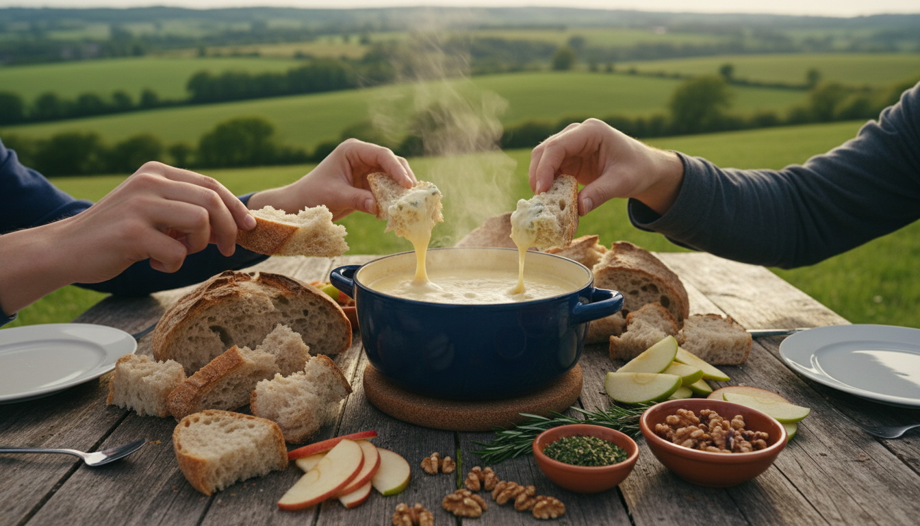 découvrez la recette gourmande de la fondue auvergnate au bleu, un délice incontournable pour les amateurs de fromage et de saveurs authentiques.