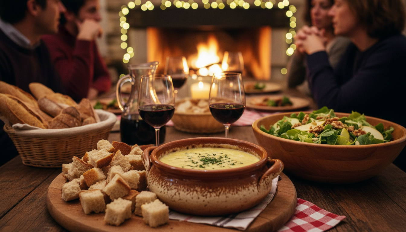 découvrez la fondue auvergnate au bleu, une recette gourmande et traditionnelle à déguster sans attendre. savourez un plat riche en saveurs, parfait pour réchauffer vos repas.