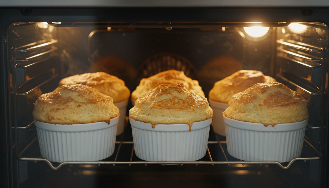 découvrez notre recette express de soufflé au chèvre, sans béchamel ni blancs montés, qui monte parfaitement et séduit en seulement 15 minutes.