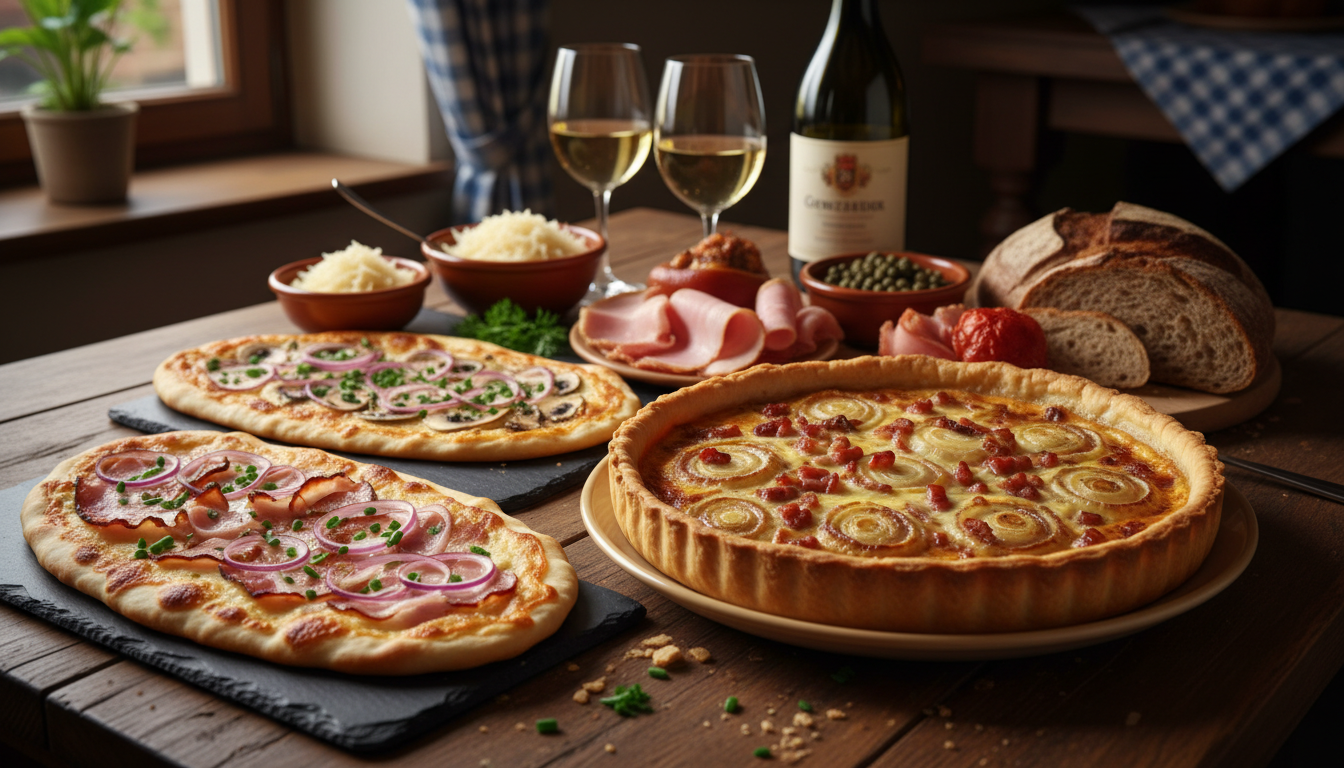 découvrez la tarte alsacienne aux oignons confits et son secret étonnant au moment du service qui transforme chaque bouchée en une expérience gustative inoubliable.