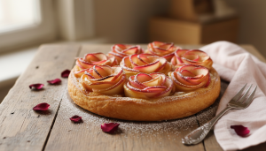 découvrez comment réaliser une tarte aux pommes en roses, un dessert élégant et parfait pour la saint-valentin, avec une recette simple et rapide à préparer.
