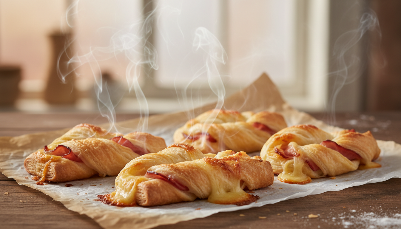 découvrez notre recette facile et savoureuse de torsades croustillantes au jambon et gouda, parfaites pour un apéritif gourmand ou un repas rapide.