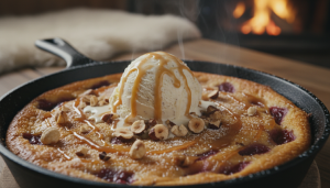découvrez notre clafoutis hivernal facile à préparer, alliant un cœur fondant et des noisettes croquantes pour un réconfort gourmand et chaleureux.