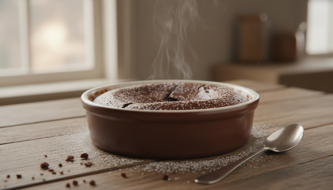 découvrez notre recette facile et rapide de fondant au chocolat ultra moelleux, prêt en seulement 20 minutes pour un moment de gourmandise simple et délicieux.