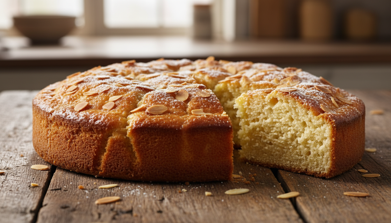 découvrez notre gâteau moelleux aux amandes, une douceur parfumée qui transforme chaque goûter en un moment de plaisir tendre et gourmand.