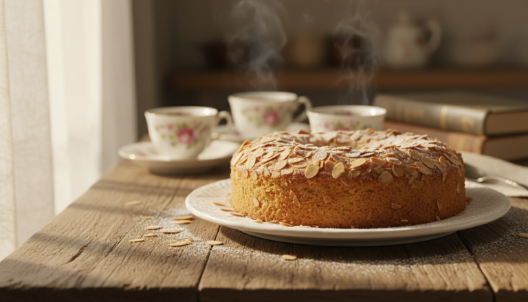 découvrez notre gâteau moelleux aux amandes, une douceur parfumée qui transforme chaque goûter en un moment de plaisir tendre et gourmand.