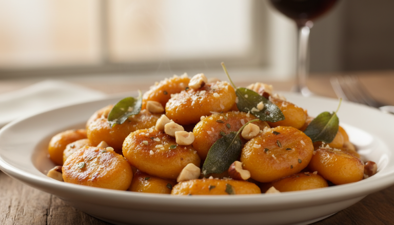 célébrez une saint-valentin gourmande et végétale avec nos gnocchis fondants à la courge, une recette délicieuse et réconfortante pour un repas amoureux et sain.