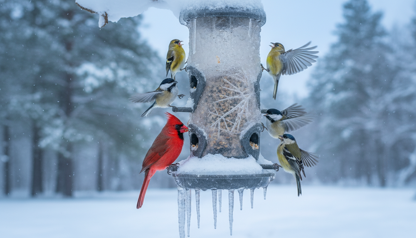 découvrez comment une simple erreur dans la gestion des mangeoires peut transformer l'hiver en un drame pour les oiseaux et apprenez à éviter ces dangers pour protéger nos petits amis ailés.