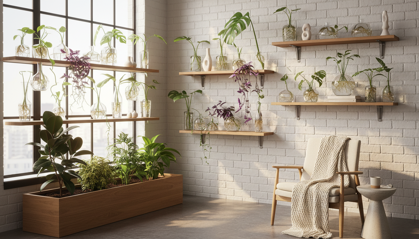 découvrez une astuce économique à moins de 15 € pour réussir votre jardin d’intérieur sans terreau ni boutures ratées. obtenez un espace stylé et facile à entretenir chez vous !