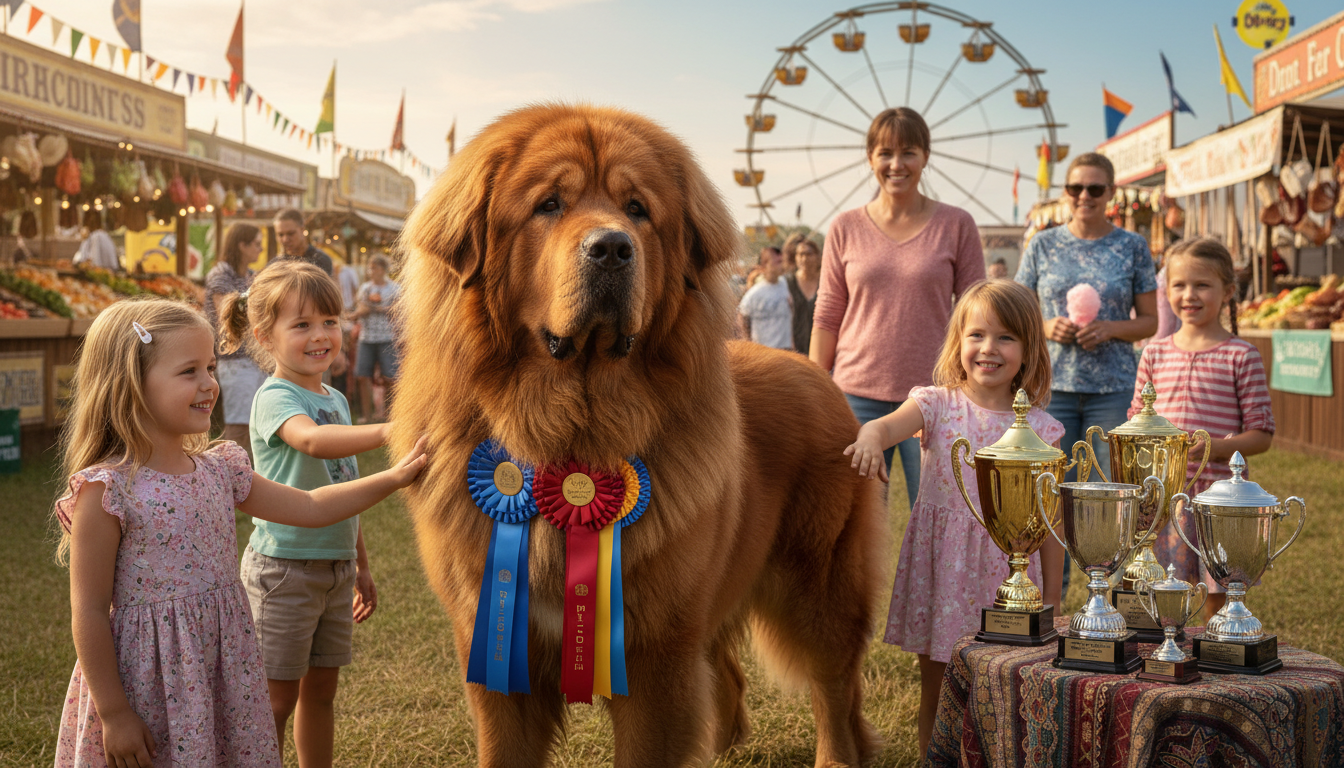 au salon de l’agriculture, un dogue du tibet originaire de mayenne a été sacré « champion de france » lors du concours général agricole, mettant en lumière l'excellence de cette race exceptionnelle.