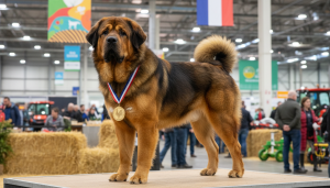découvrez l'incroyable victoire d'un dogue du tibet de mayenne, sacré « champion de france » au salon de l’agriculture lors du concours général agricole.
