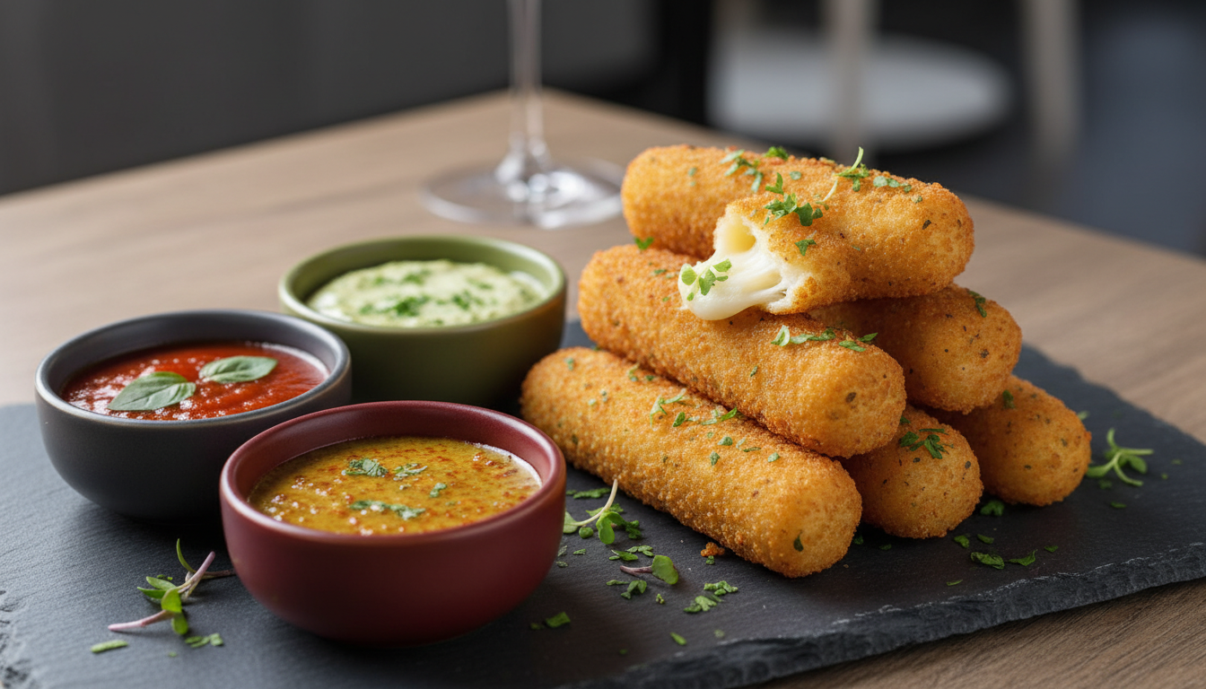 découvrez notre recette facile et rapide de bâtonnets de mozzarella pour un cœur fondant et une croûte croustillante, idéale pour un apéritif gourmand.