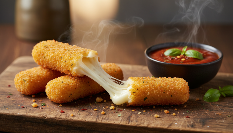 découvrez la recette idéale de bâtonnets de mozzarella avec un cœur fondant et une croûte croustillante, parfaits pour un apéritif gourmand et facile à préparer.
