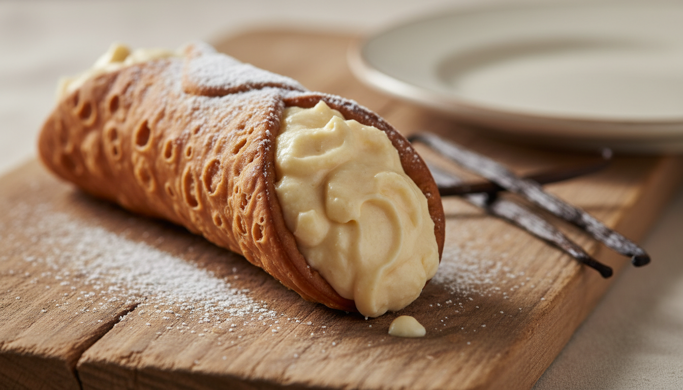découvrez notre recette ultra simple de cannoli feuilleté à la vanille qui fera sensation à coup sûr. un dessert délicieux et rapide à préparer pour impressionner vos invités.
