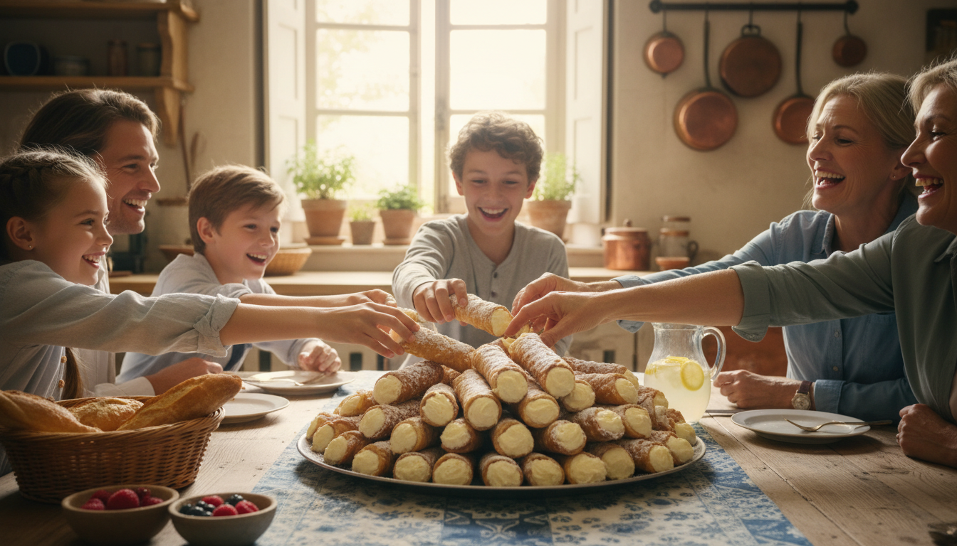 découvrez la recette ultra simple du cannoli feuilleté à la vanille, un dessert gourmand et rapide qui fera sensation à coup sûr.