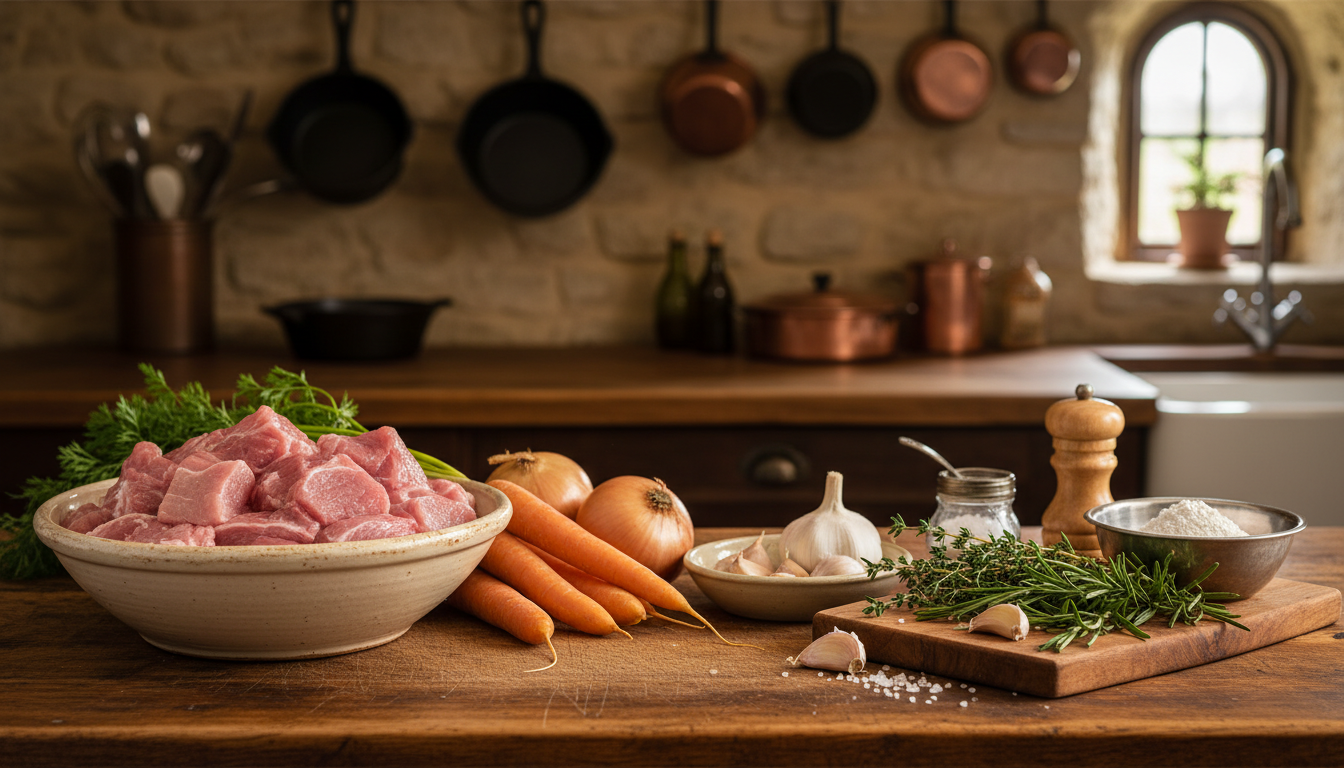 découvrez comment ce sauté d'échine de porc fondant transforme un ingrédient simple en un festin familial savoureux et inoubliable, parfait pour partager des moments chaleureux.