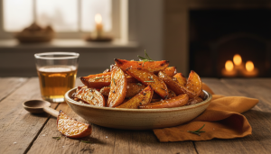 découvrez comment ces patates douces dorées deviennent la star de votre repas dès qu'elles arrivent à table, apportant saveur et chaleur à chaque bouchée.