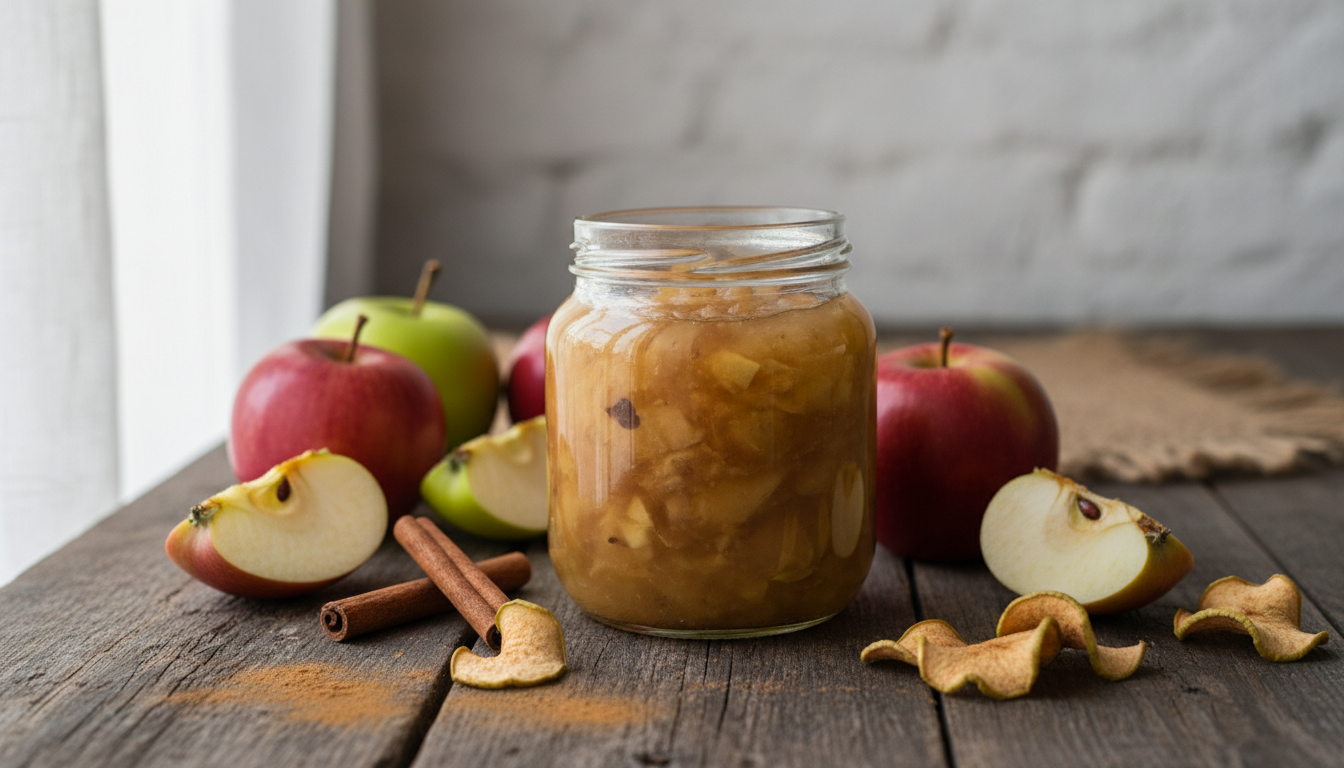 découvrez notre recette simple et rapide de compote de pommes légère et saine, sans sucre ajouté, parfaite pour une collation naturelle et gourmande.