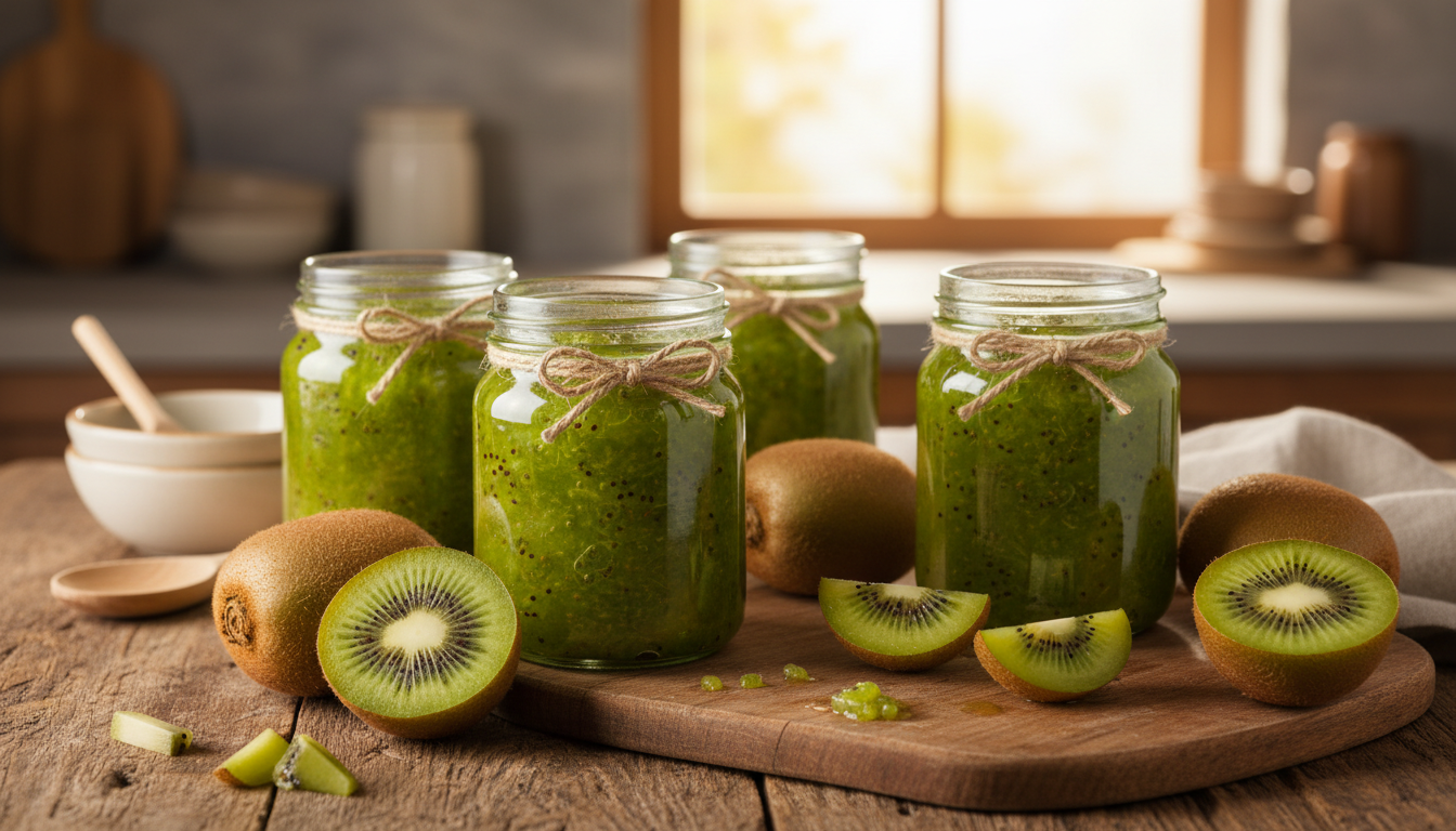 découvrez notre recette facile de confiture maison de kiwis pour savourer une douceur onctueuse et un arôme enchanteur à chaque cuillerée.