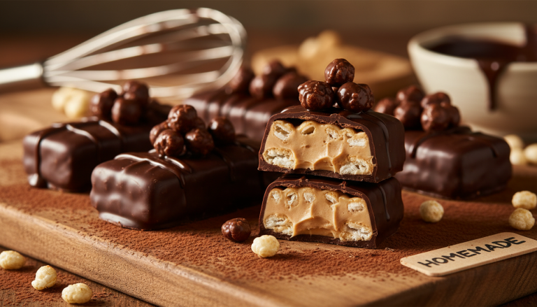découvrez comment préparer des barres chocolatées maison au cœur lacté et croustillant, une recette savoureuse et gourmande bien meilleures que celles du supermarché. faciles à réaliser, elles raviront petits et grands.