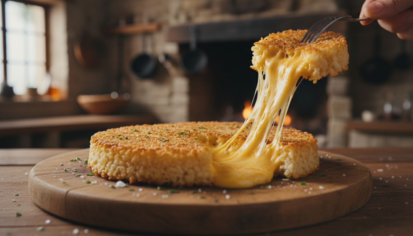 savourez notre galette croustillante à base de riz cuit, révélant un cœur fondant et plein de saveurs irrésistibles.