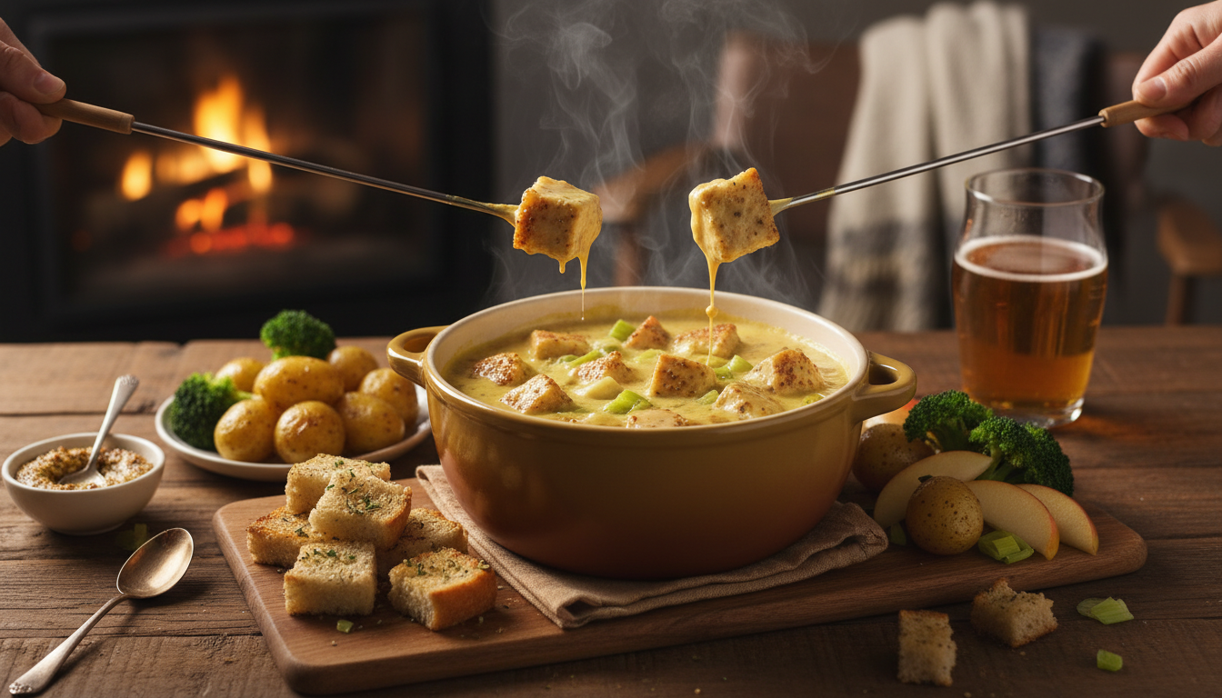 savourez un délicieux poulet à la moutarde accompagné d'une fondue de poireaux fondante, le plat idéal pour réchauffer vos soirées d'hiver.