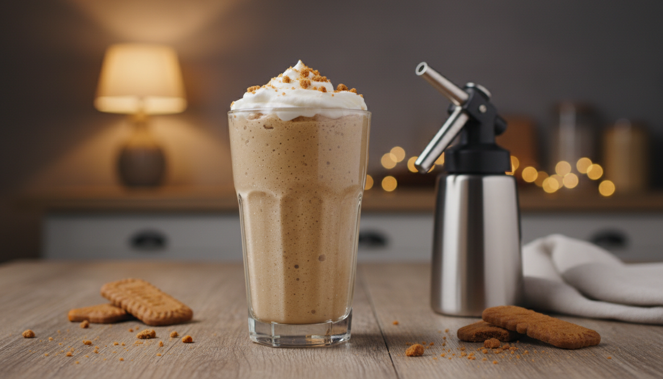 découvrez notre recette simple et rapide de mousse au siphon au spéculoos, un délice aérien qui ravira vos papilles en un instant.