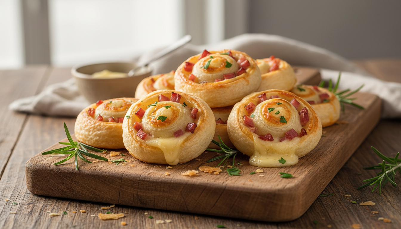 découvrez la recette gourmande des roulés au fromage de brebis et jambon, un délice fondant facile à préparer qui ravira vos papilles à coup sûr.