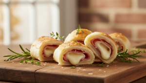 découvrez la recette gourmande des roulés au fromage de brebis et jambon, un délice fondant à savourer à tout moment. facile et savoureuse, elle ravira vos papilles !