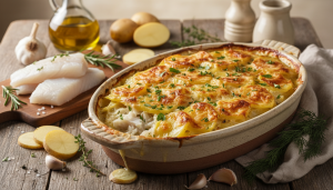 découvrez notre recette gourmande de gratin de pommes de terre au poisson, un délice fondant à savourer en famille. facile à préparer et plein de saveurs, ce plat réchauffera vos repas.