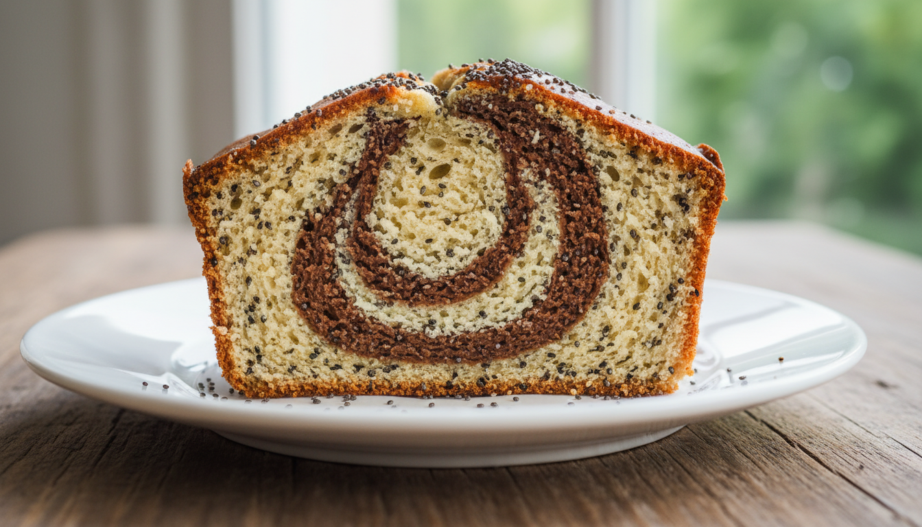 découvrez notre cake marbré fondant et léger, enrichi en graines de chia pour une touche saine et savoureuse. parfait pour une pause gourmande équilibrée.