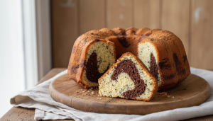 découvrez notre cake marbré enrichi aux graines de chia, une gourmandise légère alliant saveurs délicates et bienfaits nutritifs pour un plaisir sain et savoureux.