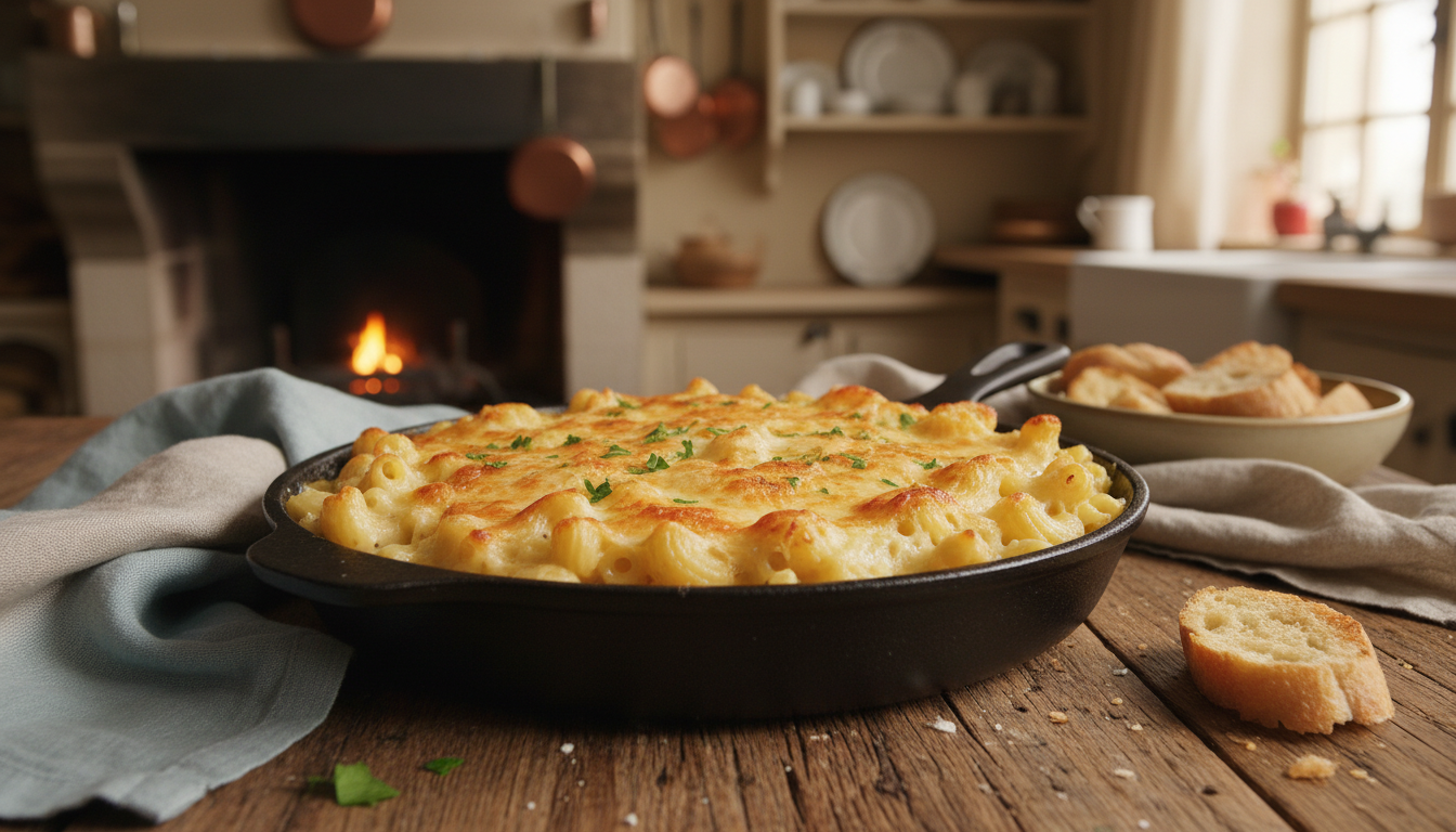 découvrez notre recette gourmande de gratin de macaroni à la crème fraîche, un délice onctueux parfait pour régaler toute la famille.