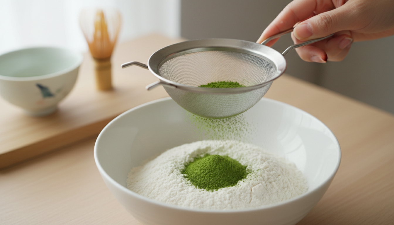 savourez un délice roulé au thé matcha, généreusement nappé d'une crème citronnée légère et fraîche, pour une expérience gourmande et raffinée.