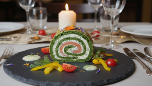 découvrez notre recette de délice roulé aux épinards, saumon fumé et fromage frais, une alliance parfaite pour une explosion de saveurs délicates et gourmandes.