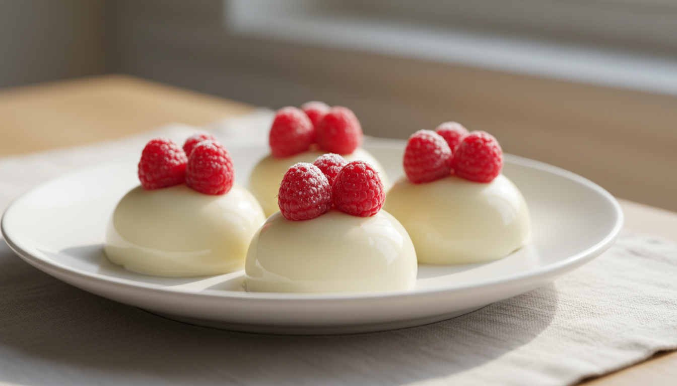 découvrez nos recettes simples et savoureuses de petites bouchées légères aux framboises et chocolat blanc, parfaites pour un dessert gourmand et frais.