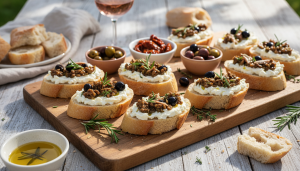 découvrez notre recette facile et gourmande de tapenade d’olives noires au chèvre frais, parfaite pour des apéritifs savoureux et raffinés.