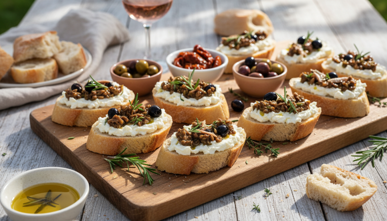 découvrez notre recette facile et gourmande de tapenade d’olives noires au chèvre frais, parfaite pour des apéritifs savoureux et raffinés.