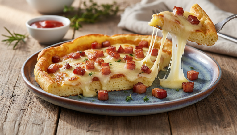 découvrez notre recette facile de pascade aux lardons croustillants et fromage fondant, un plat savoureux et gourmand à partager en famille.