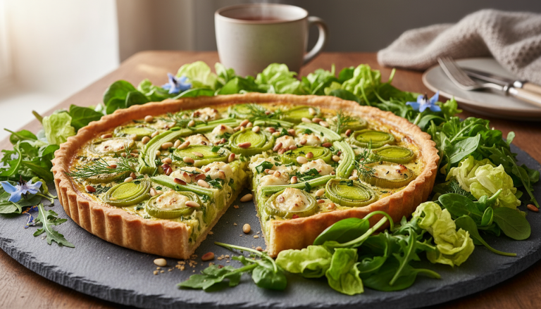 découvrez notre recette simple et légère de tarte aux poireaux, parfaite pour un repas savoureux et sans culpabilité. facile à préparer, saine et délicieuse, elle séduira toute la famille.