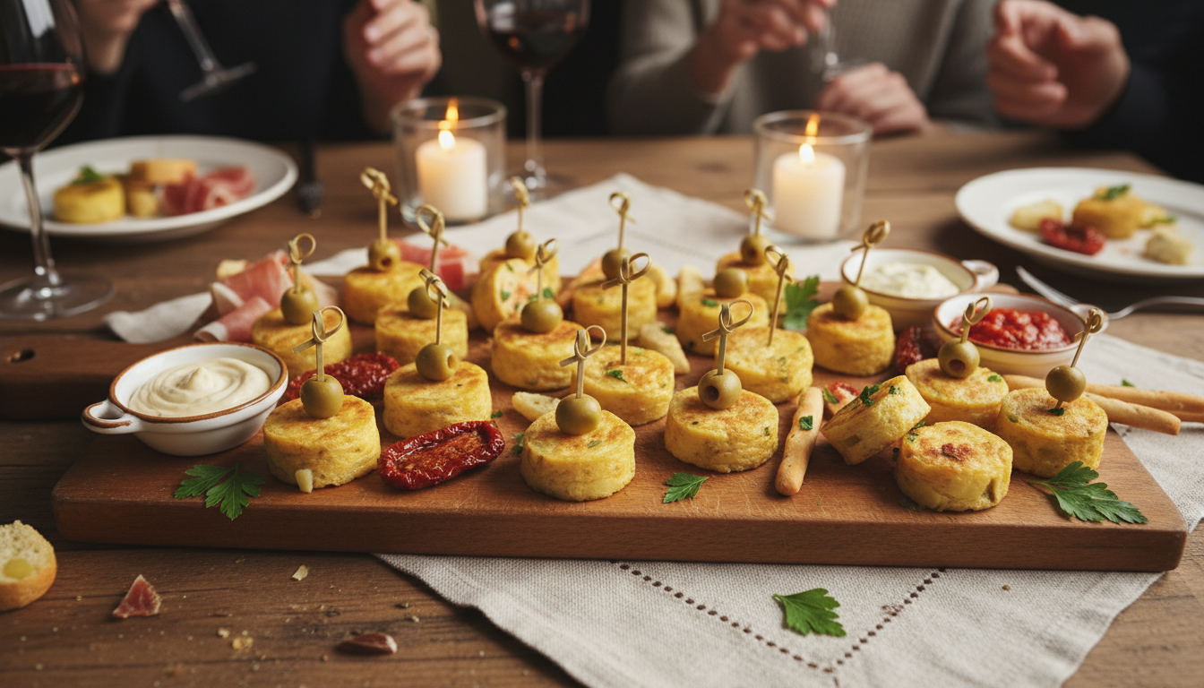 découvrez cette recette simple et savoureuse de bouchées légères de tortilla aux pommes de terre, parfaites pour un apéritif ou un repas rapide et gourmand.