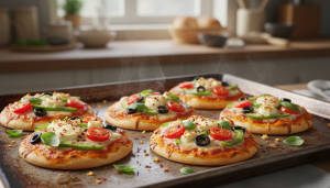 découvrez nos mini-pizzas légères, savoureuses et parfaites pour un plaisir gourmand en une seule bouchée. idéales pour toutes vos envies fraîches et légères.