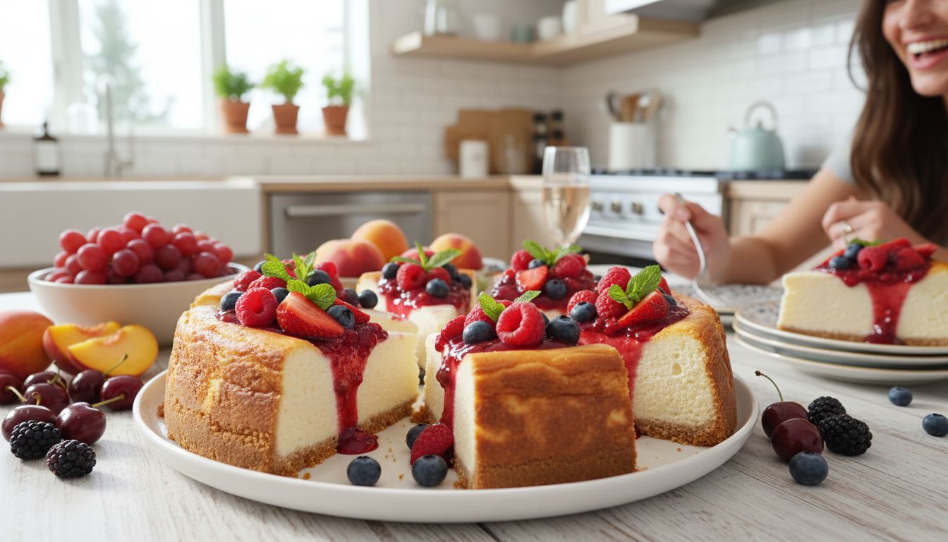 découvrez notre recette simple et délicieuse de gâteau au fromage frais, parfaite pour régaler vos papilles et impressionner vos invités en toute simplicité.